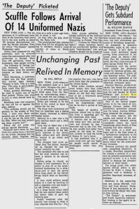 Unchanging Past Relived In Memory; Meriden Journal; 27 Février 1964 