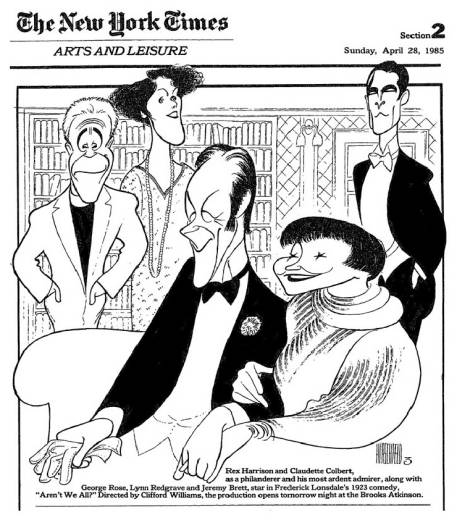 Caricature de Albert "Al" Hirschfeld