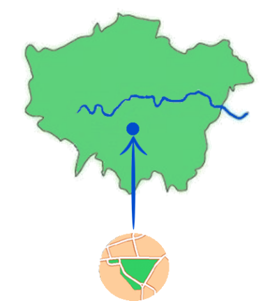 agrandir plan de Londres