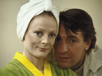 Maggie Smith et Robert Stephens